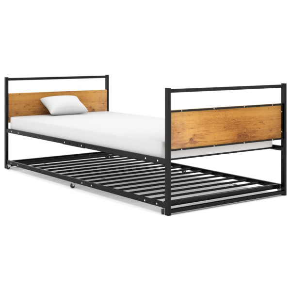 Łóżko Metalowe Rama Łóżka Sofa Wysuwana Do Pokoju Sypialni 90x200 cm