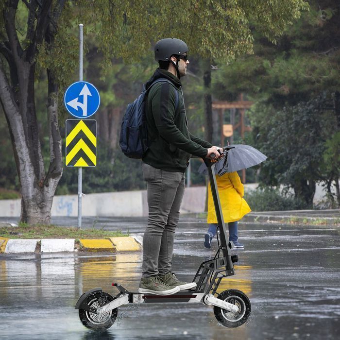 G2 Trotinette Electrique Adulte,Autonomie 40-45km，Moteur 500W（Moteur à pic 800W） avec Batterie 48V 10.4Ah,TODIMART