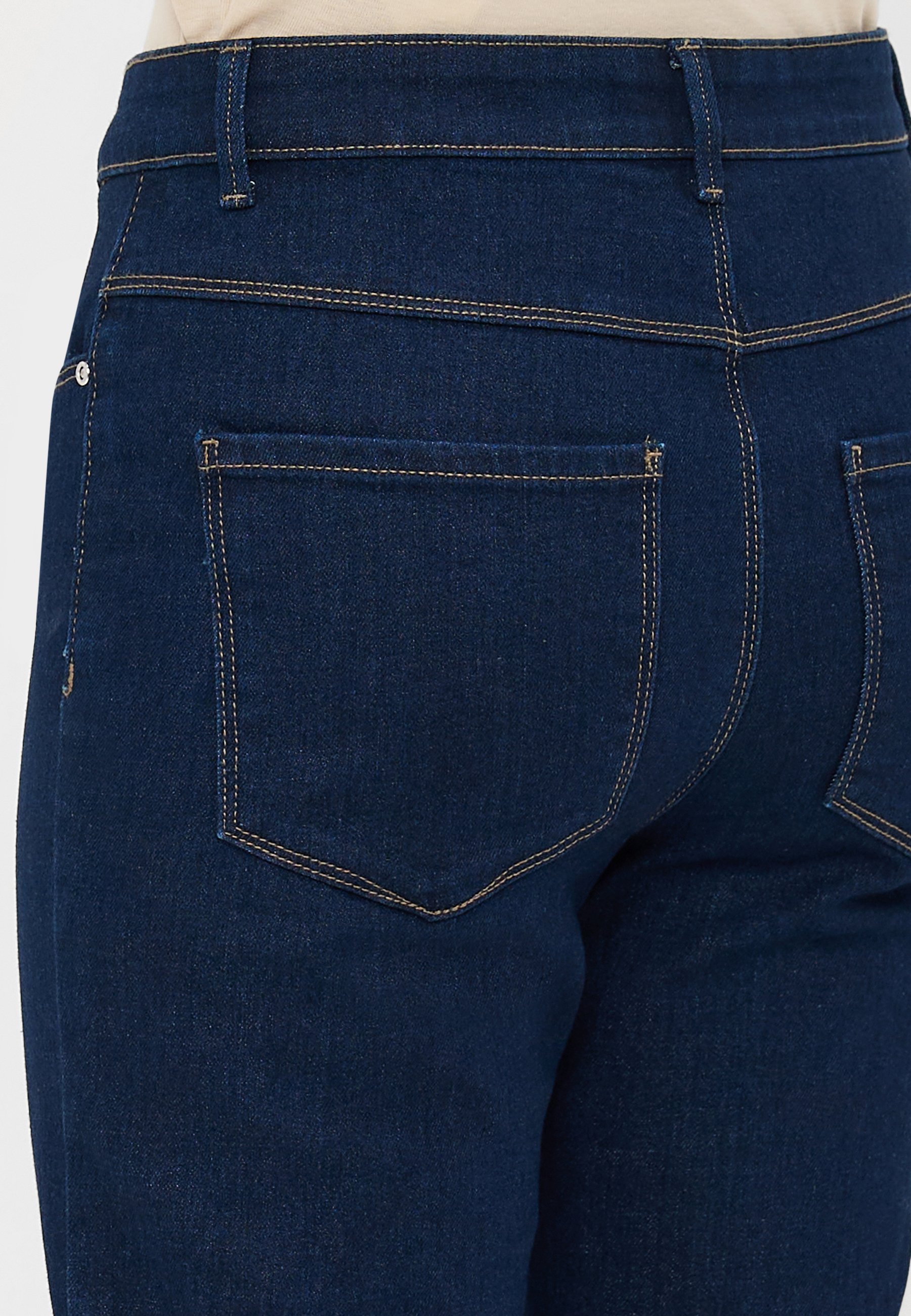 ONLY Petite ONLHENNI LIFE - Jeans a zampa - denim blu scuro