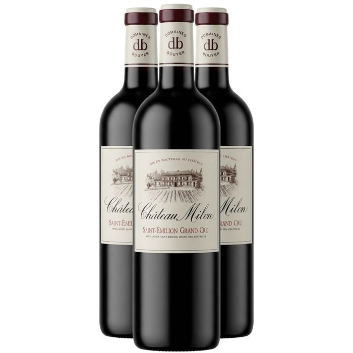 Château Milon Saint-Emilion Grand Cru 2022 - Vino Tinto Burdeos (3x75cl)