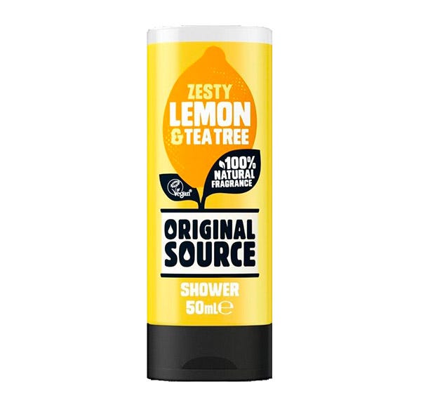 Sprudlande citron och tea tree-ljus | 50 ml