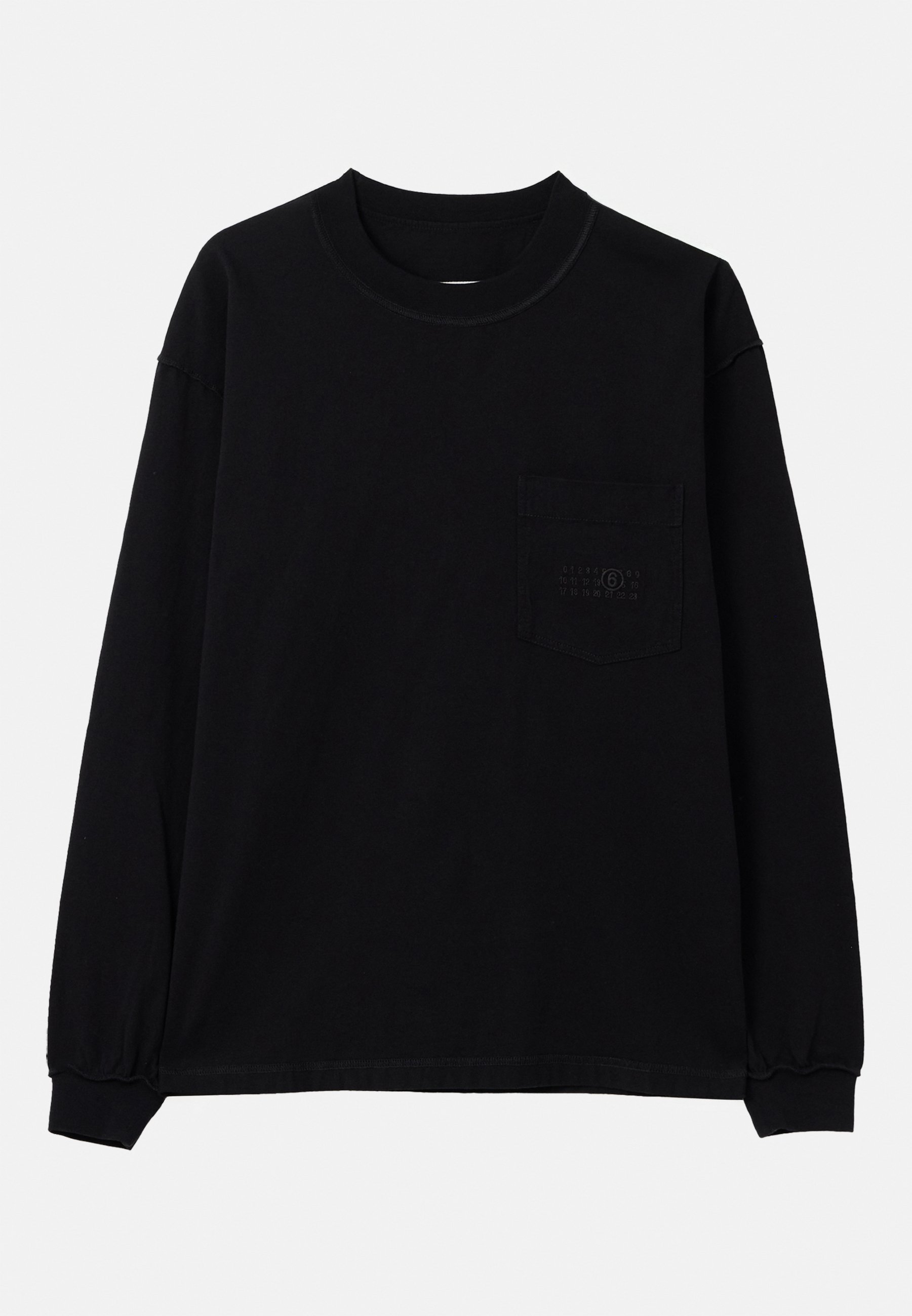 MM6 Maison Margiela LANGÄRMLIGES TOP - Schwarz
