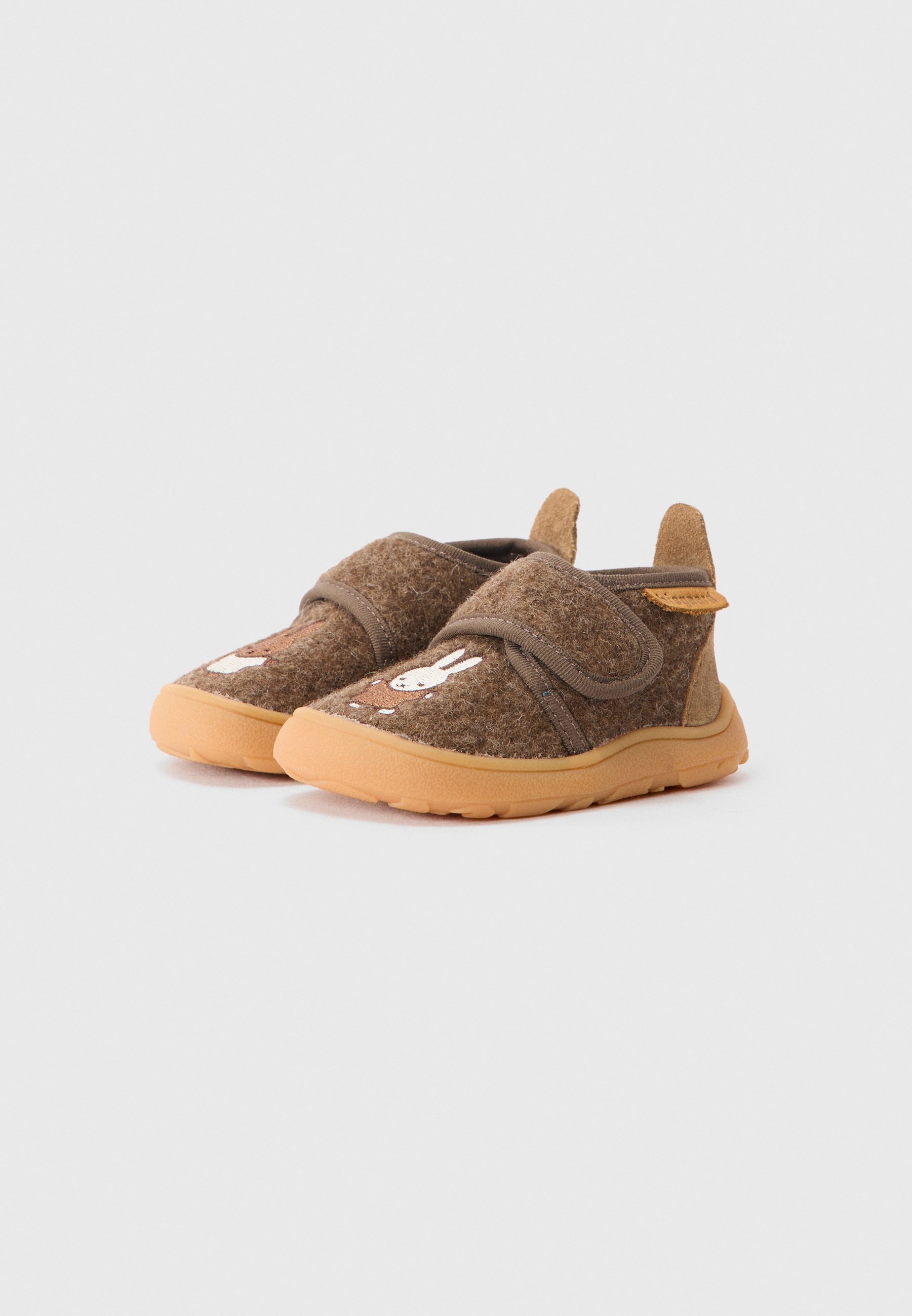 Pantofole Bisgaard MIFFY BAREFOOT BASIC UNISEX - marrone scuro