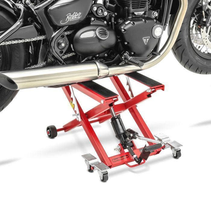 Pont élévateur moto à ciseaux - ConStands Mid-Lift XL - 500kg - Hauteur réglable 105-420mm - Antidérapant