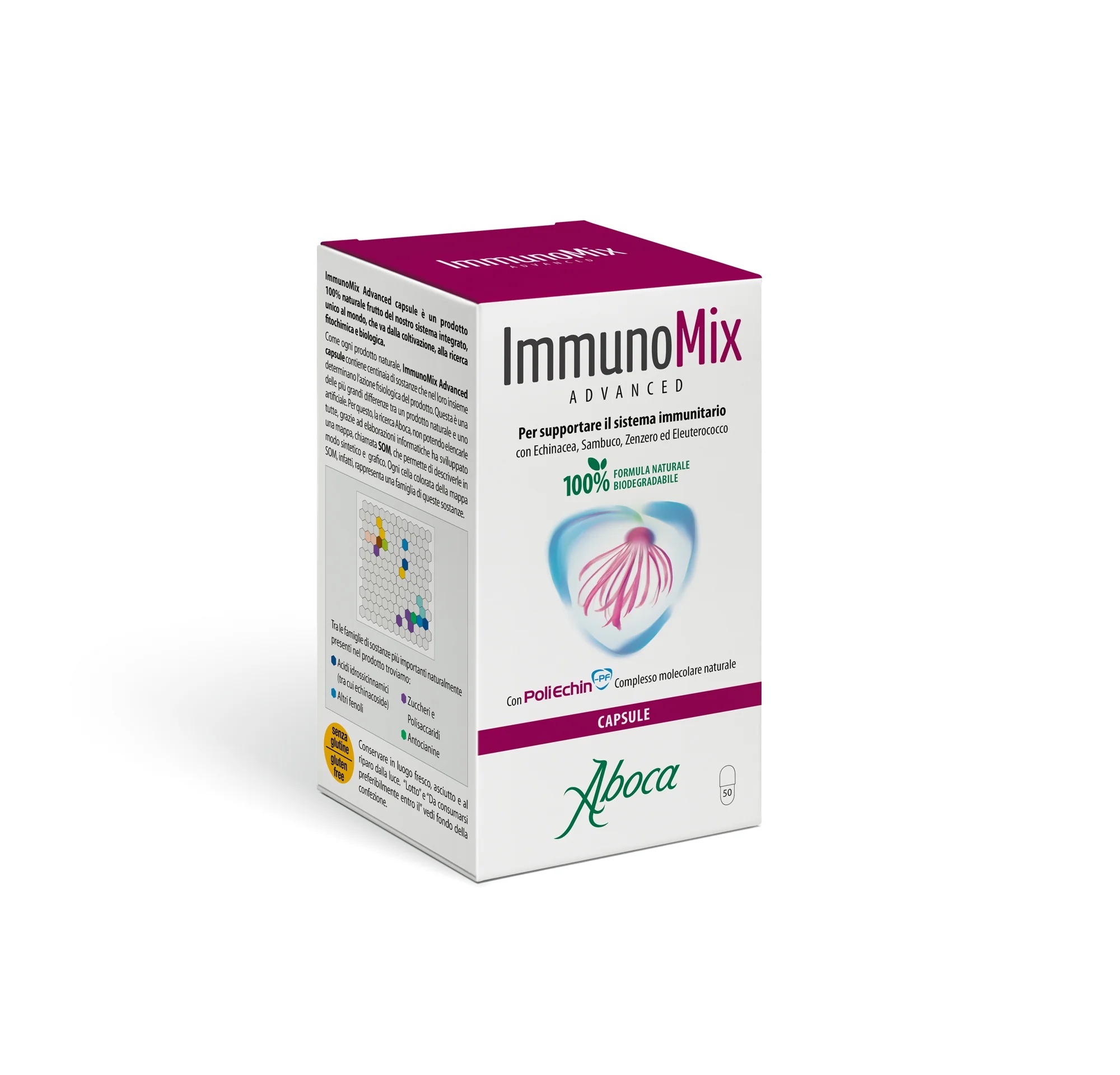 ABOCA Aboca Immunomix Advanced 50 capsules Soutient le système immunitaire