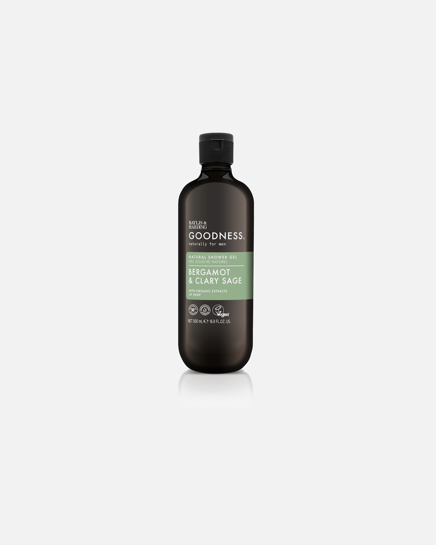Sprchový gél Baylis & Harding Goodness s bergamotom a šalviou muškátovou - 500 ml