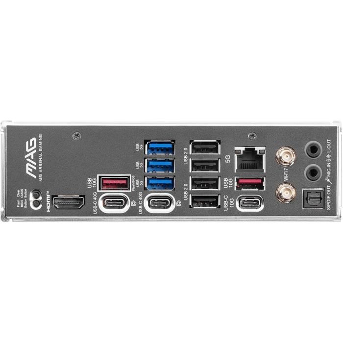 Carte mère - MSI - MAG X870E TOMAHAWK WIFI Emplacement AM5 ATX