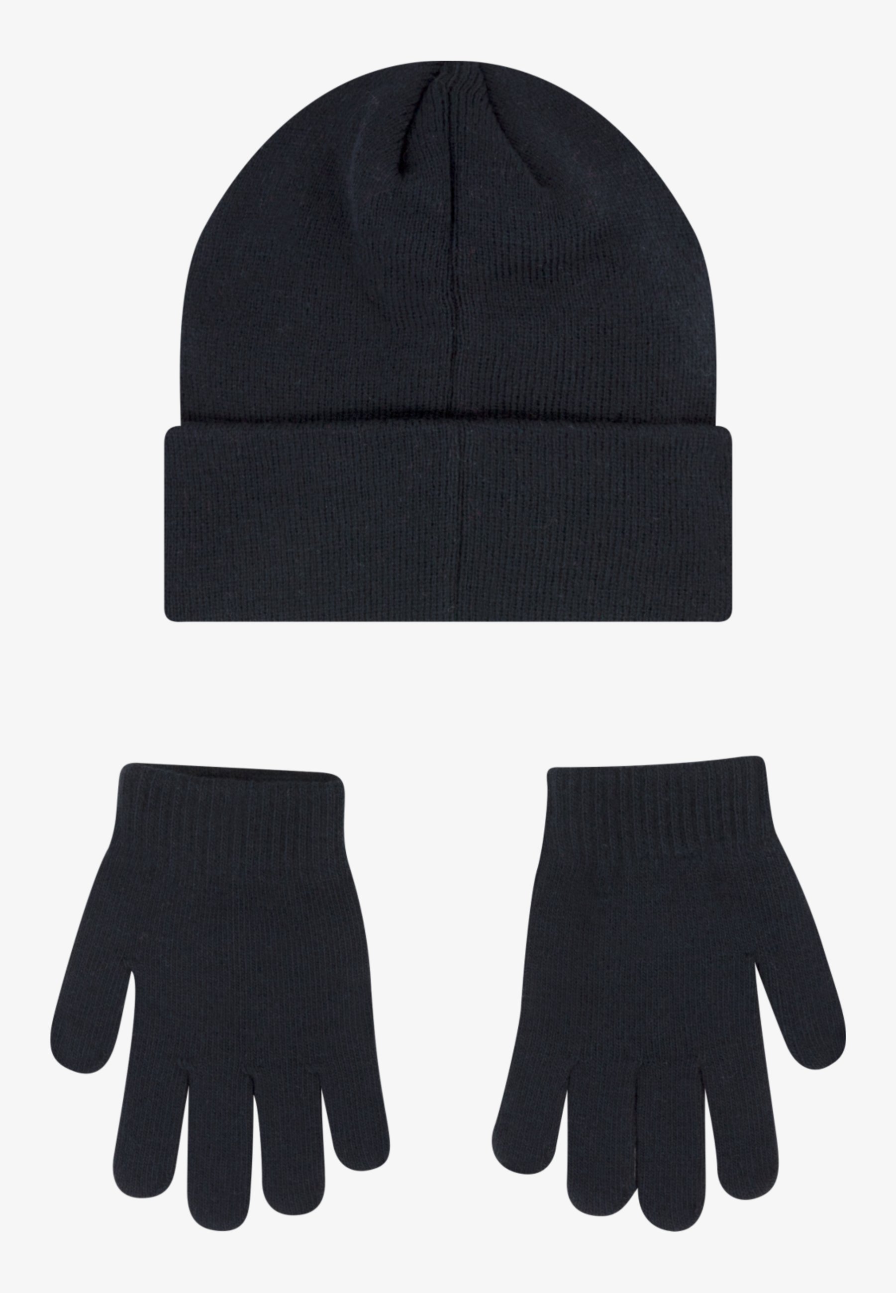 Conjunto Nike Sportswear CLUB BEANIE GLOVE UNISSEX - Luvas - preto
