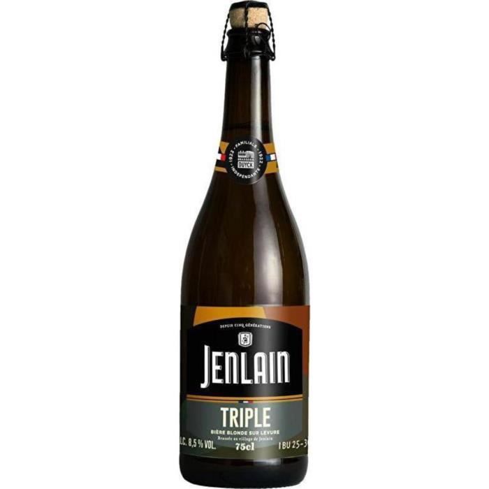 Cerveza triple Jenlain 8,5% 75 cl 8,5% vol.