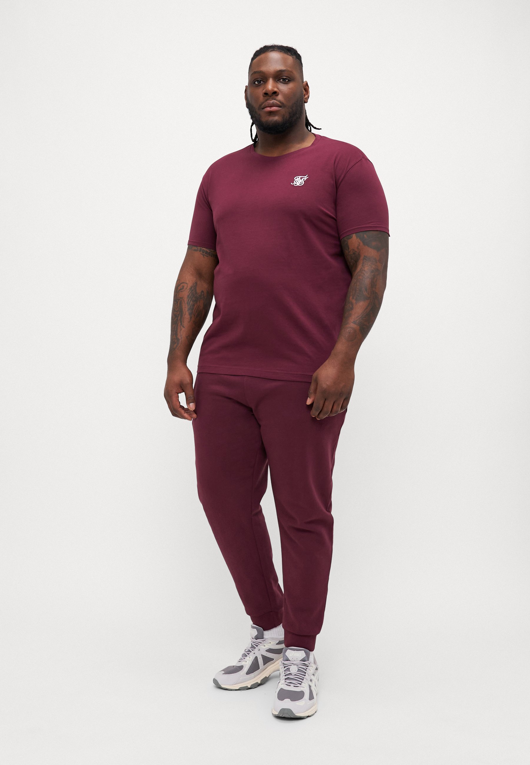 T-shirt da palestra SIKSILK EXTENDED - T-shirt basic - bordeaux