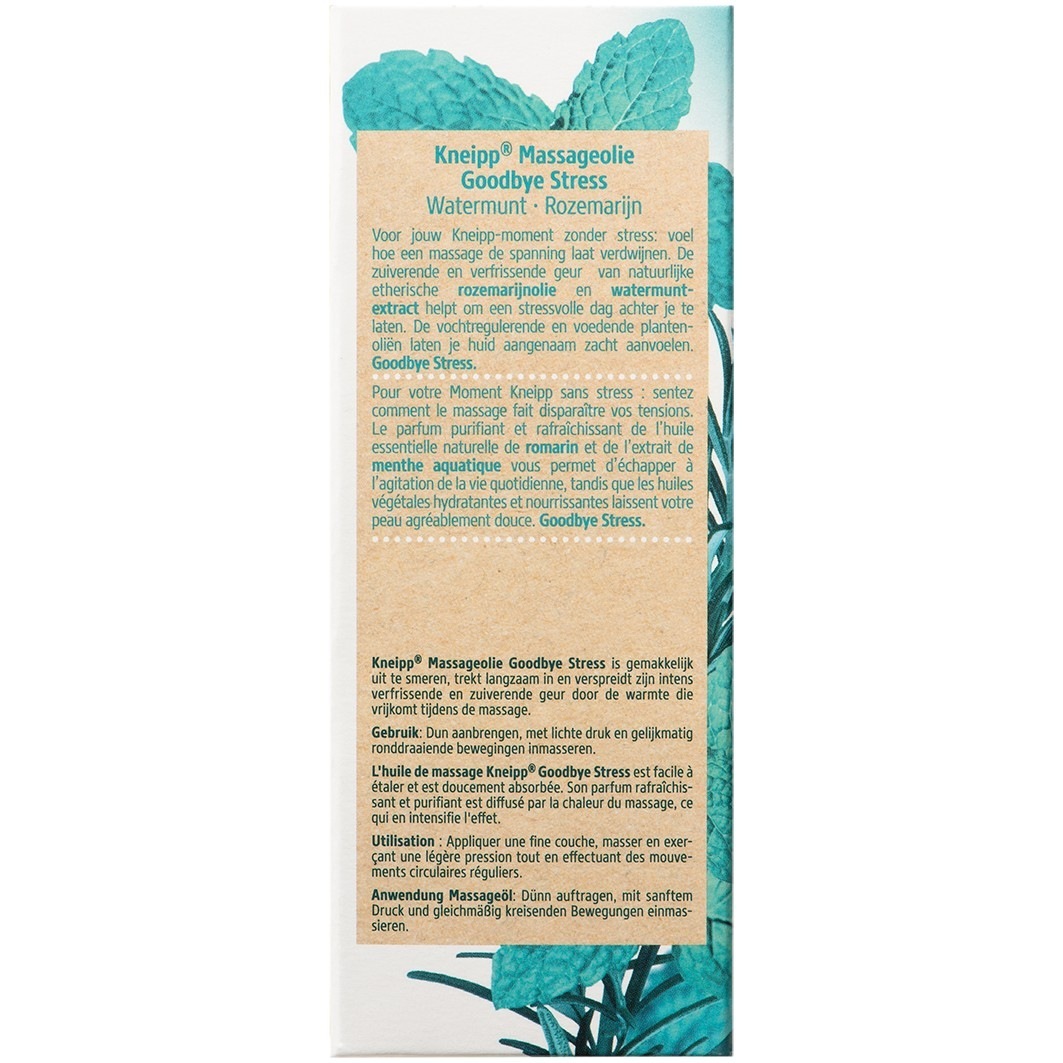 Kneipp ulje za tijelo, masažno ulje, zbogom stresu - 100 ml