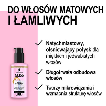 Gliss tekoči svilnati pospeševalnik sijaja
