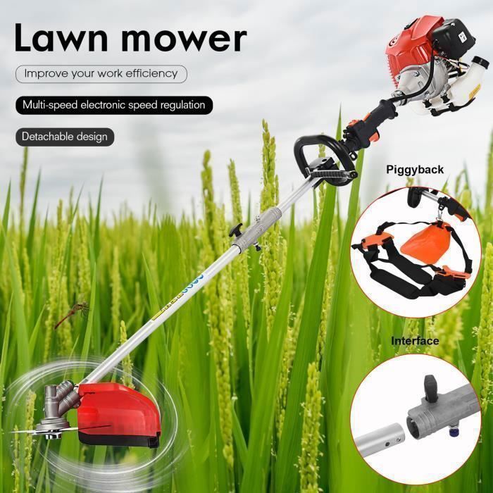 FLASIDU 5-in-1 2-takt rugbosmaaier - 8000-9500 tpm - 25 cm