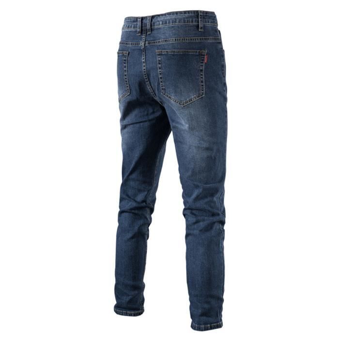 Men's Jeans - MOBIGARLAN - XHC122 - Black - Slim Fit - Adult - Standard Size