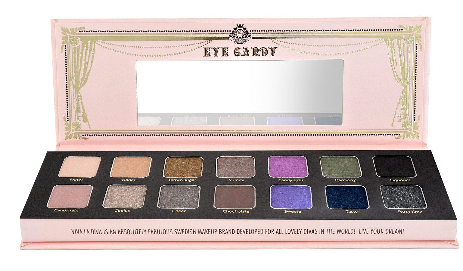 Paleta očných tieňov Eye Candy Palety očných tieňov a líčenie