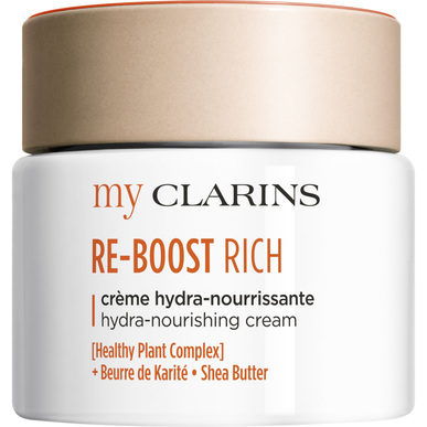 Clarins Re-Boost Rich Hydra-Nourishing Cream Rauhoittava Kasvovoide Herkälle Iholle 50 ml