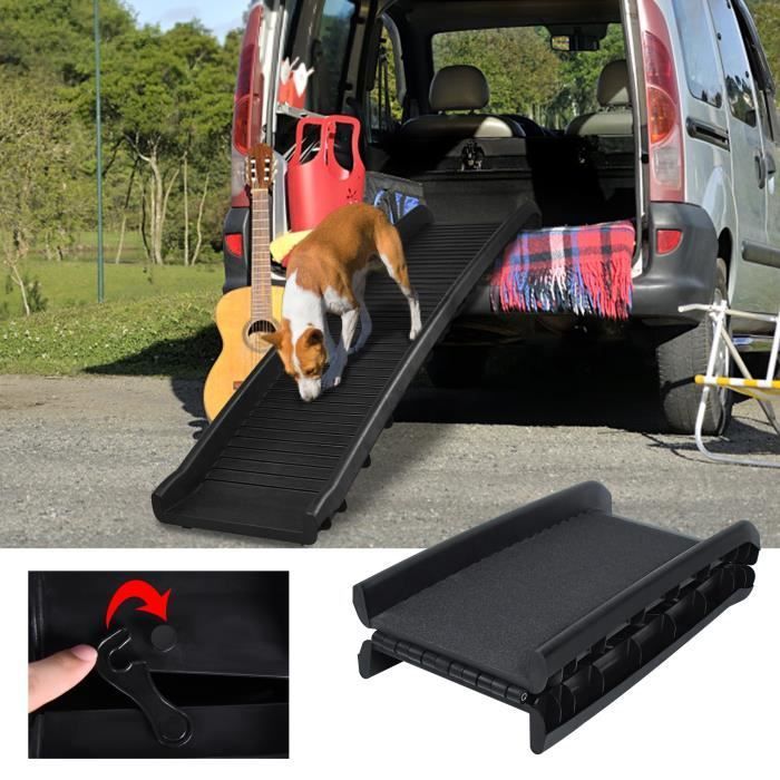 Folding Dog Ramp - XMTECH - Non-Slip - 156 x 40 x 9 cm - Max Load 90KG