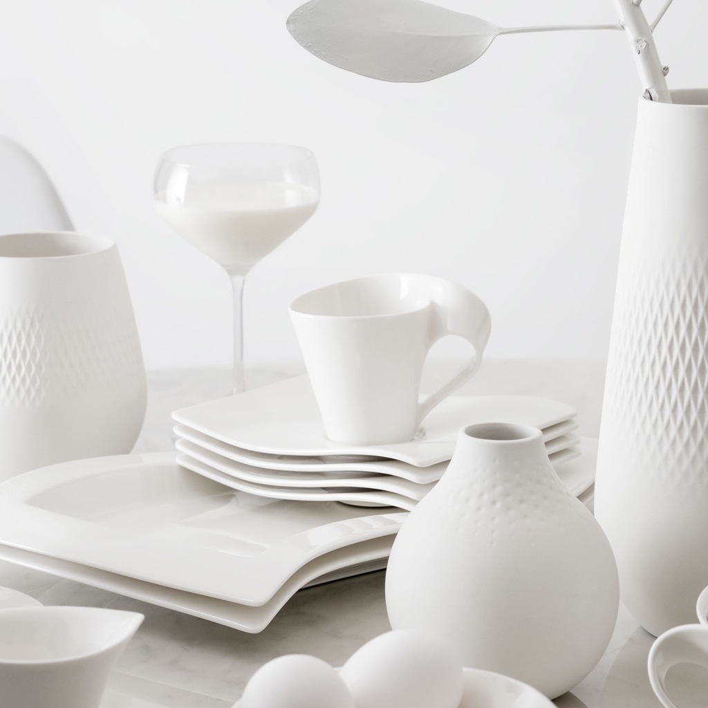 Service à thé Villeroy & Boch, tasse et soucoupe, 6 pièces, NewWave - 1 pièce