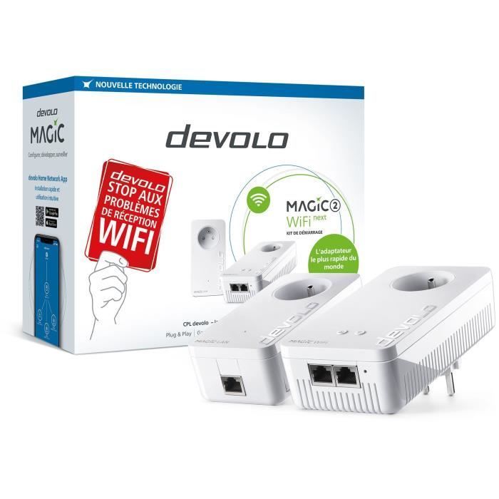 DEVOLO Magic 2 WiFi next - Starter Kit - 2 CPL adapters - 2400 Mbit/s