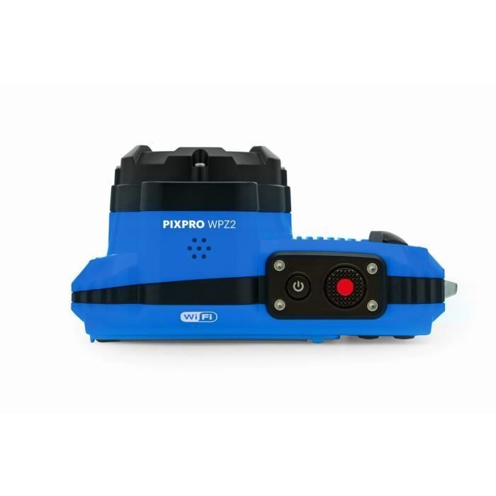 KODAK Pixpro Pack WPZ2 + 1 Kodak SD card - Compact 16MP, Waterproof to 15m, Shockproof, 720p Video, LCD Screen - Blue