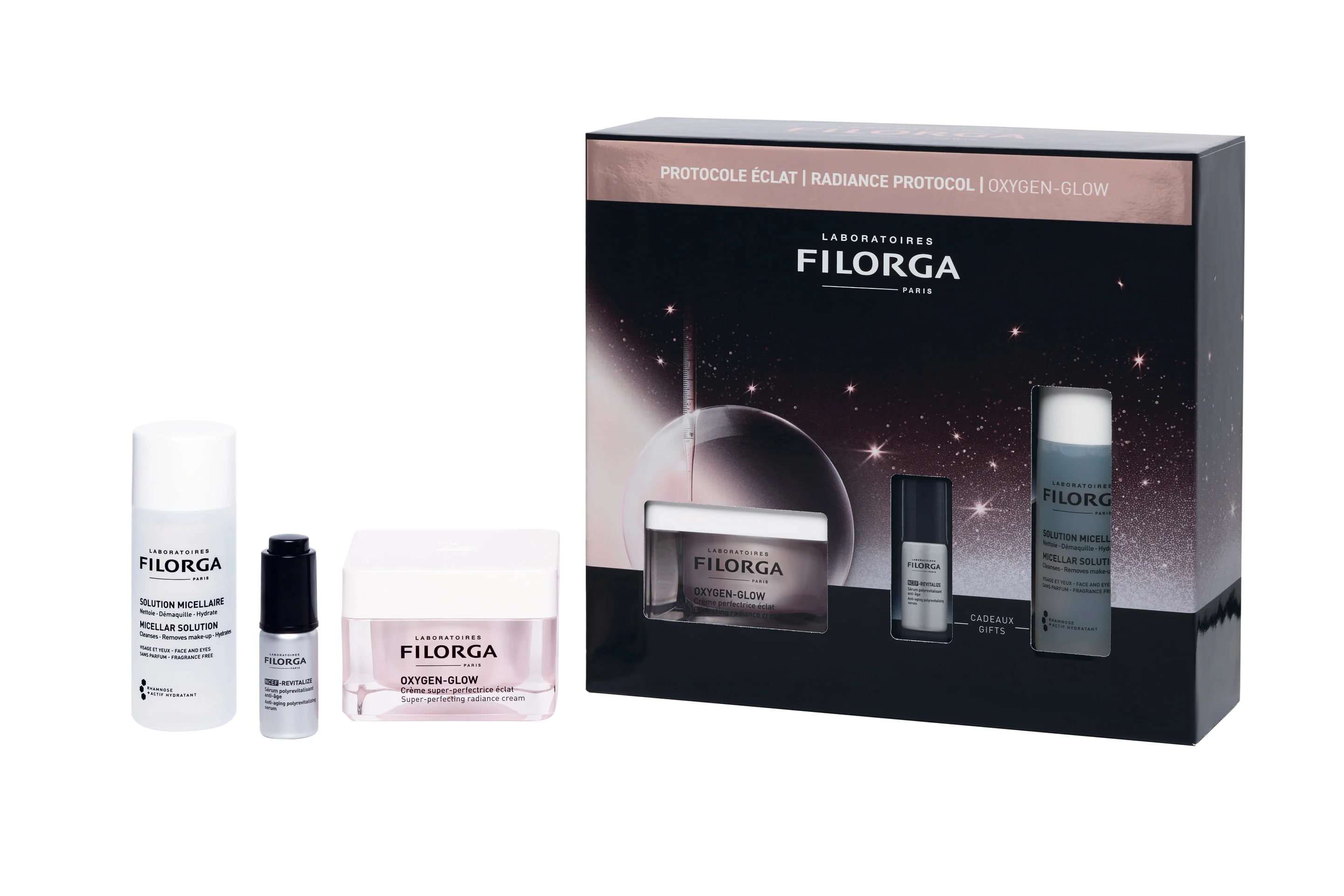 Oxygen Xmas Coffret Oxygen Glow 2025 - Cofanetto Illuminante, Tratt.viso 24 ore illuminante