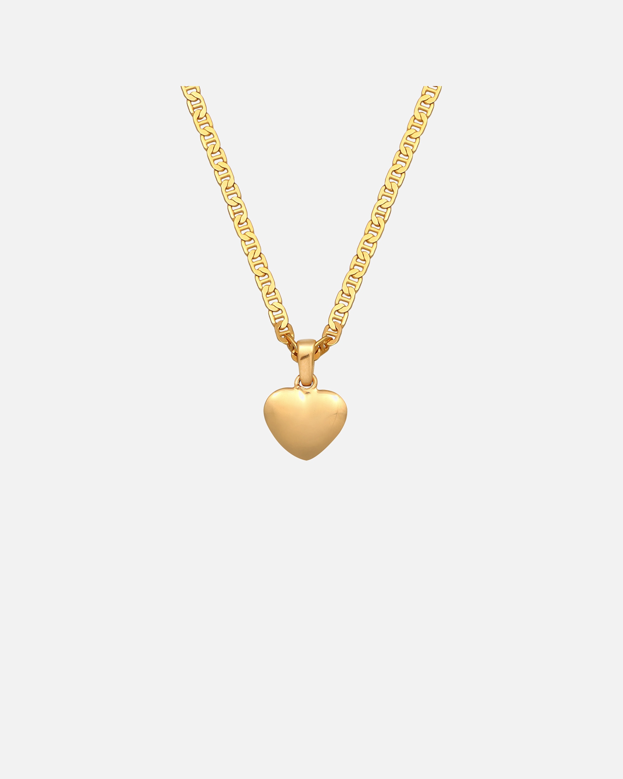 Elli Femmes pendentif coeur amour en argent sterling 925 plaqué or