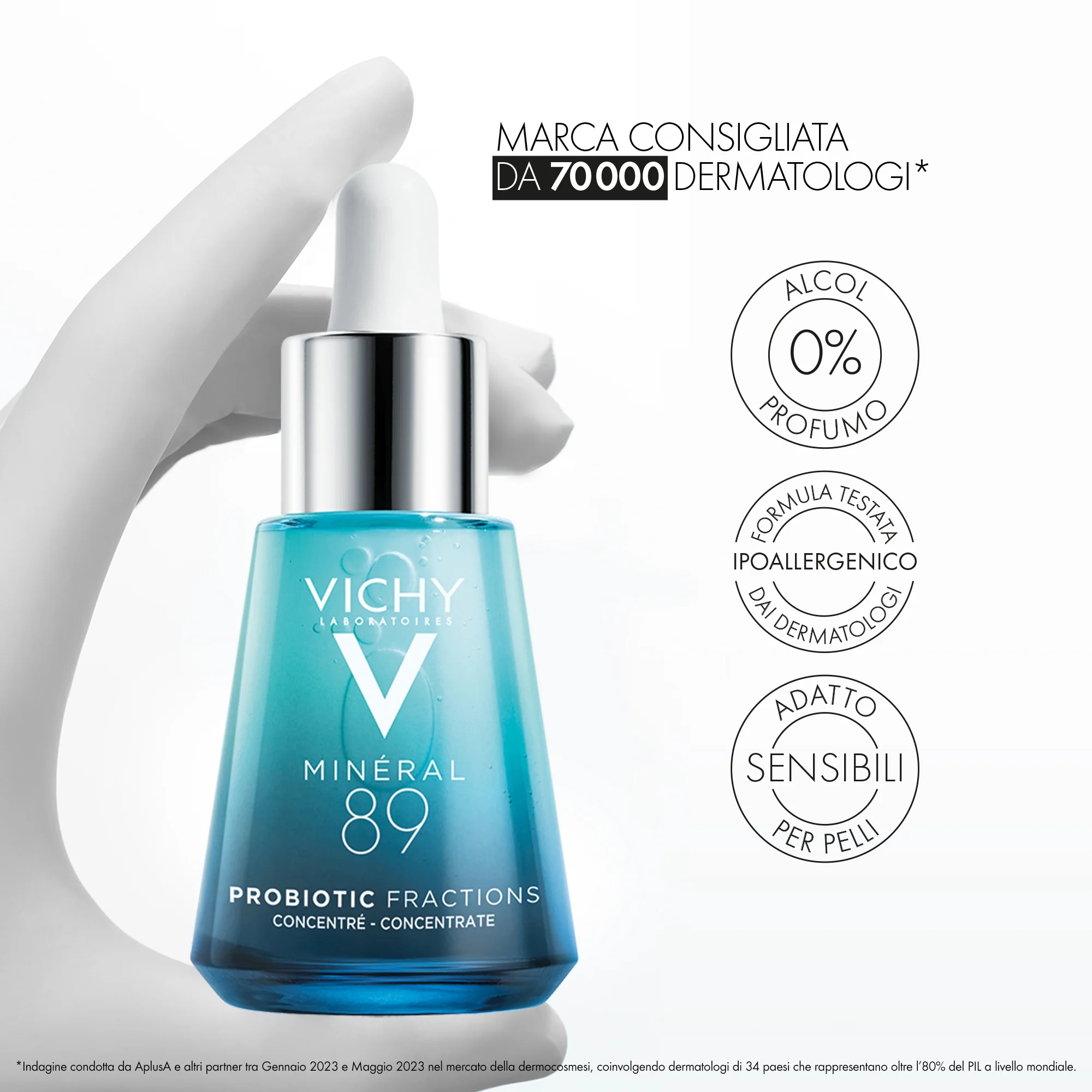 VICHY Vichy Minéral 89 ooggel 15 ml Versterkt en hydrateert