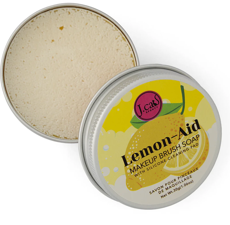 Sabonete de limpeza para pincéis e esponjas de maquiagem J.Cat Beauty Lemon-Aid