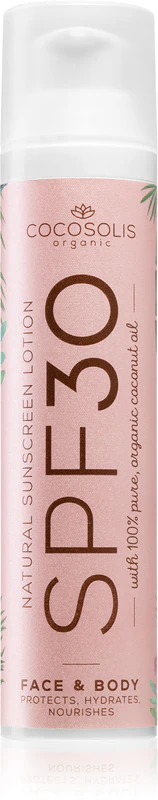 COCOSOLIS Natürliche Sonnenschutzlotion mit Lichtschutzfaktor 30