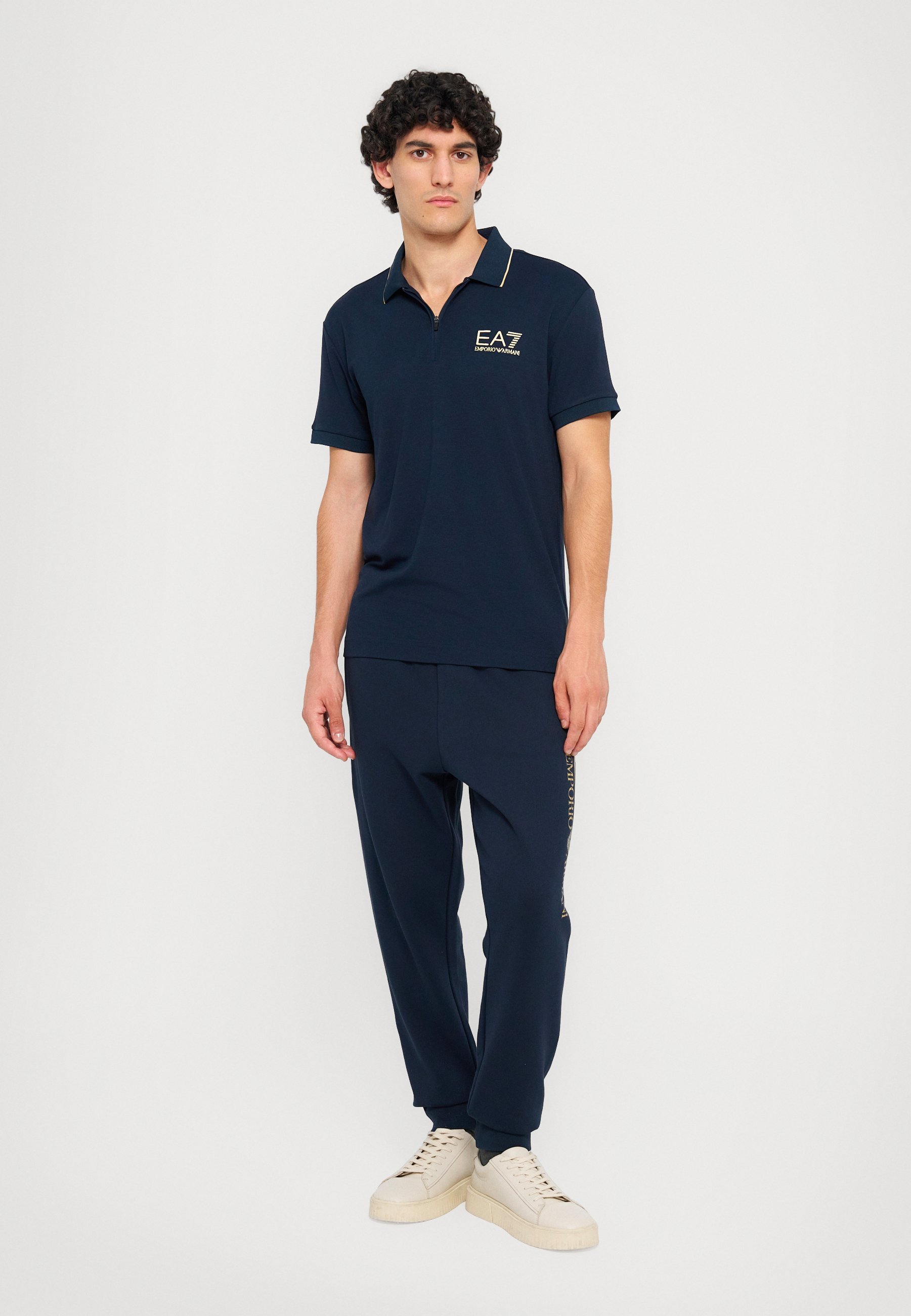 EA7 Emporio Armani TRAIN LOGOSERIES - Pantaloni della tuta - blu