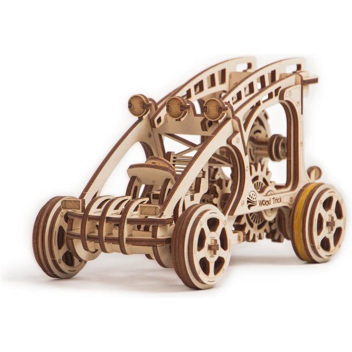 Woodtrick 144-teiliger Holzbuggy-Bausatz mit 3D-Mechanismus