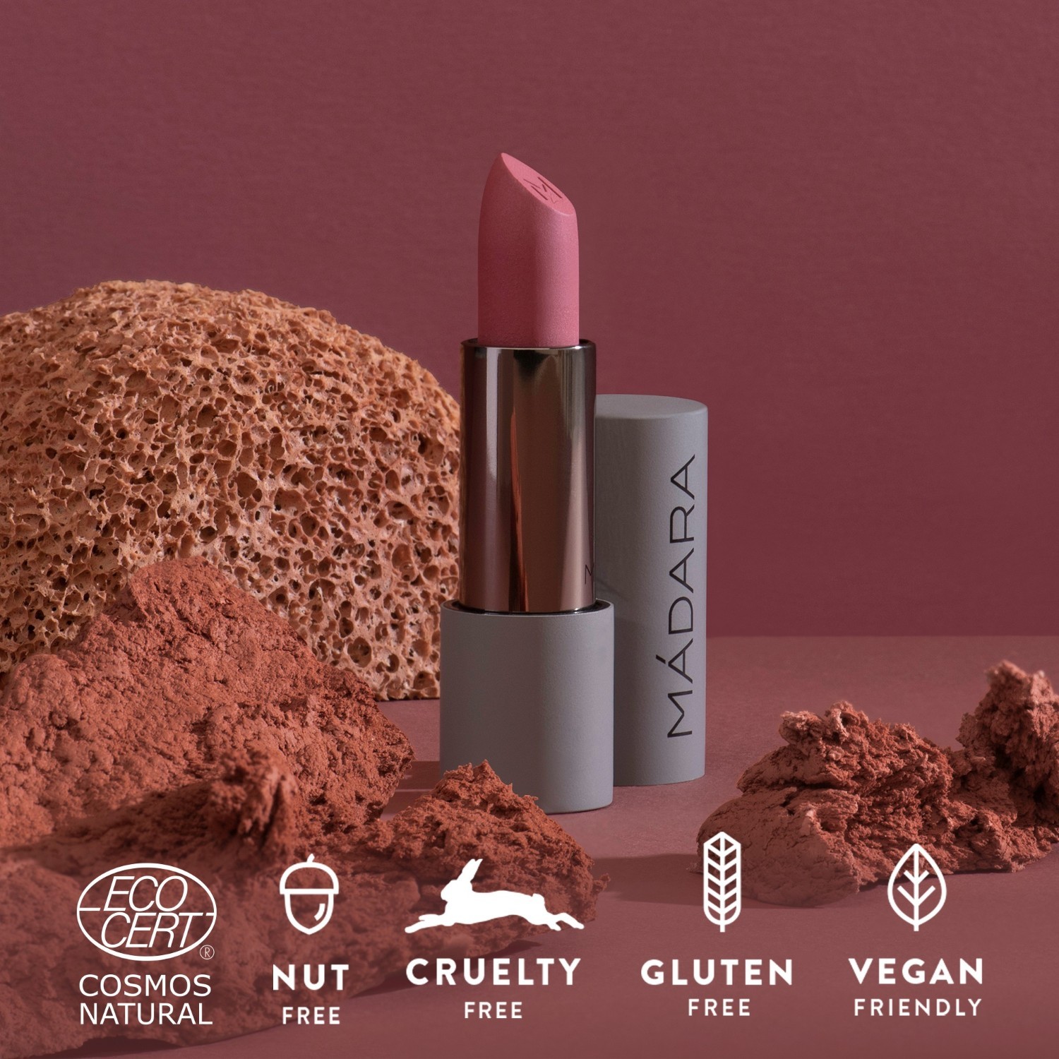 MÁDARA Lippenstift Make-up VELVET WEAR mat krema - 3,8 g