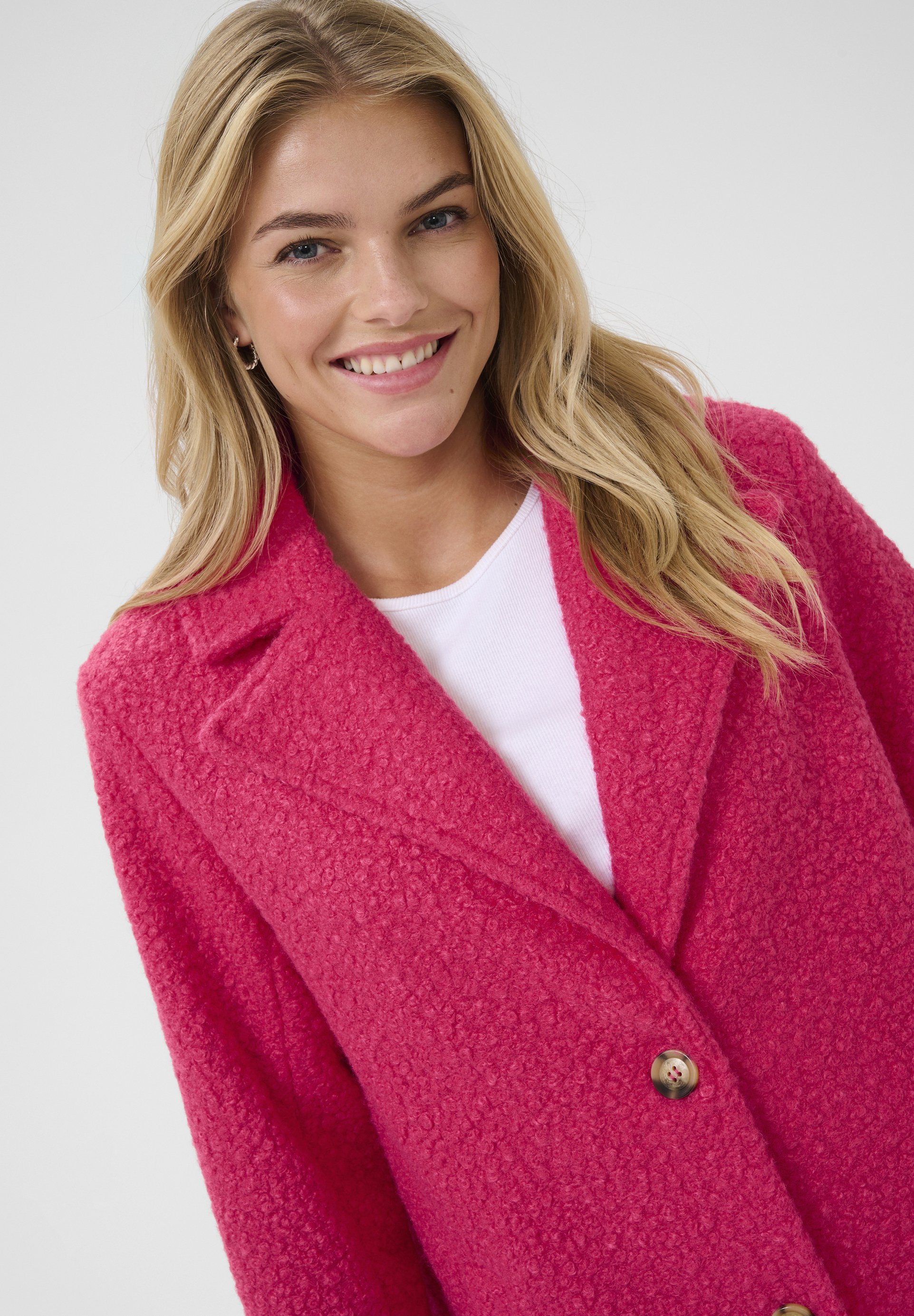 Kaffe KAANNE - Manteau classique - framboise