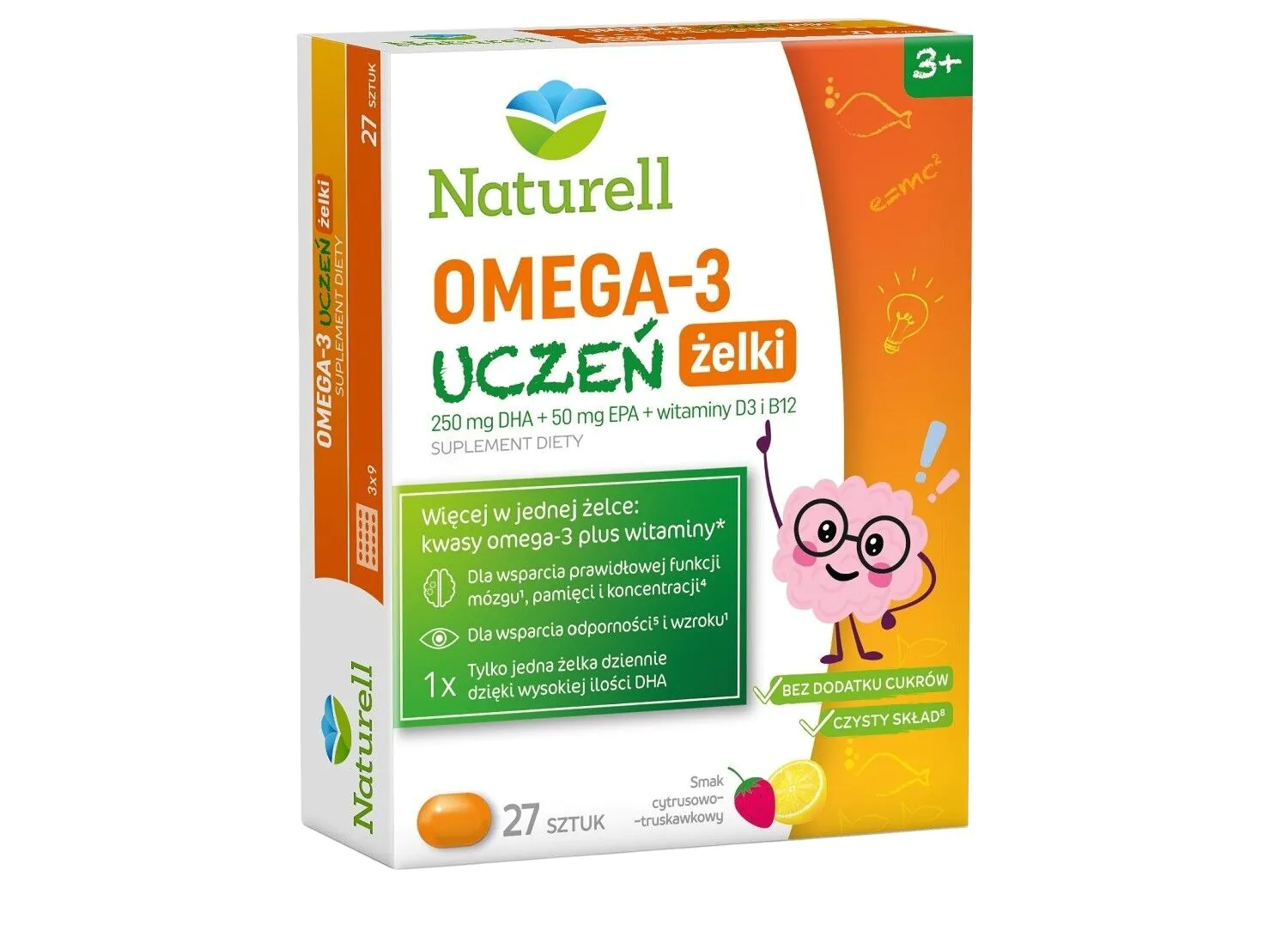 Naturell Omega 3 Uczeń Żelki