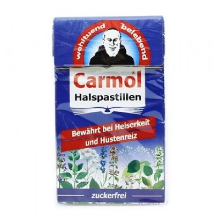Caramelos de goma CARMOL 45 g para el bienestar de la garganta