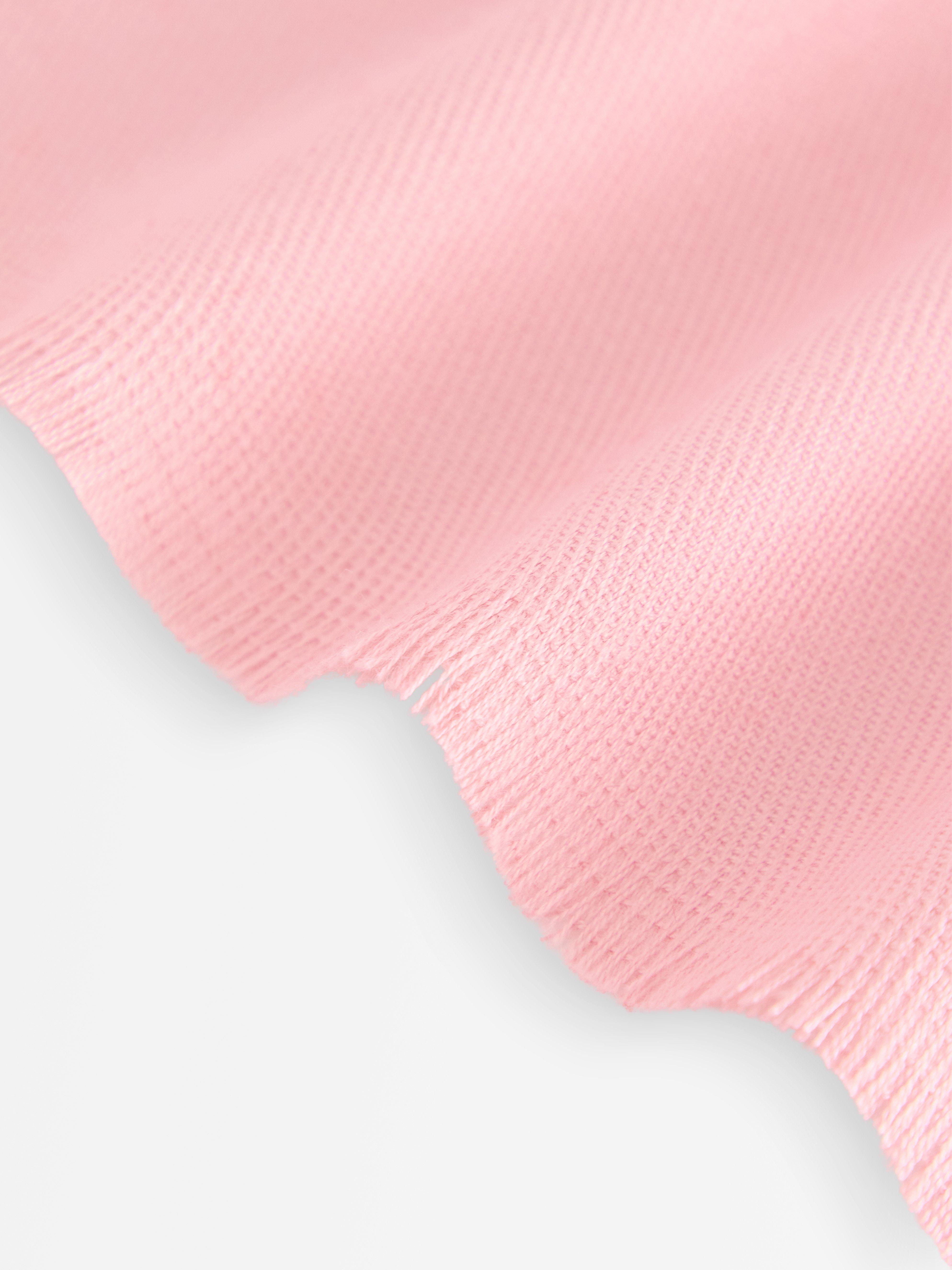 Bufanda grande color rosa empolvado