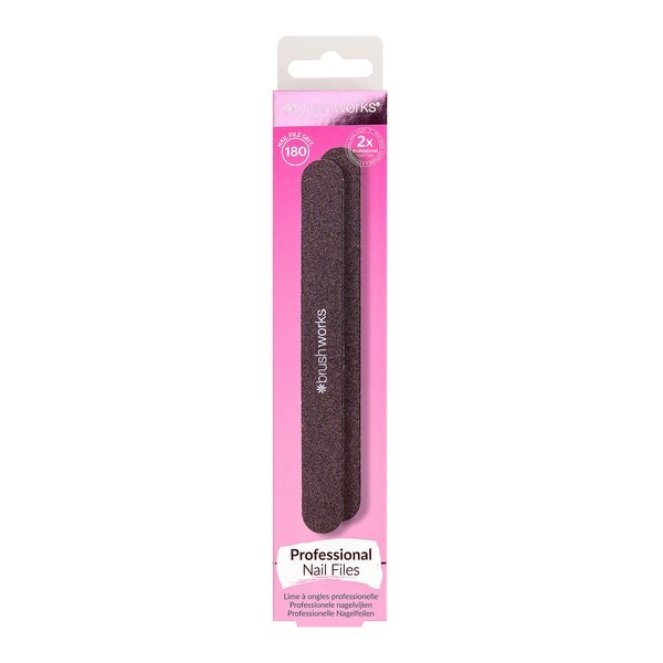 Brushworks Professionelle Nagelfeilen – 2er-Pack