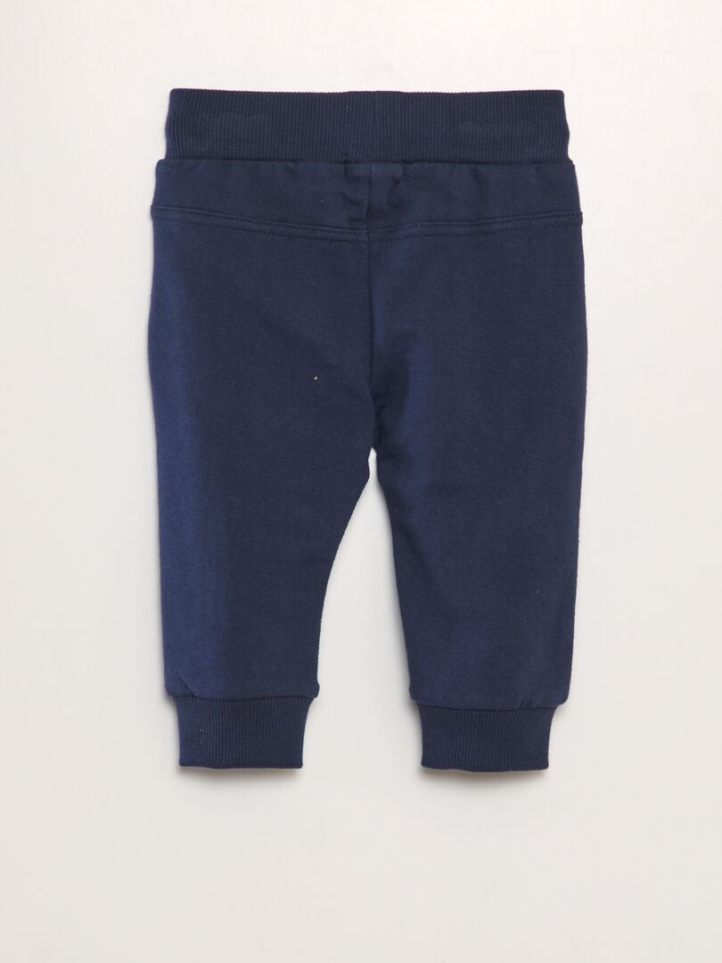Joggingbroek met ritszakken - BLAUW