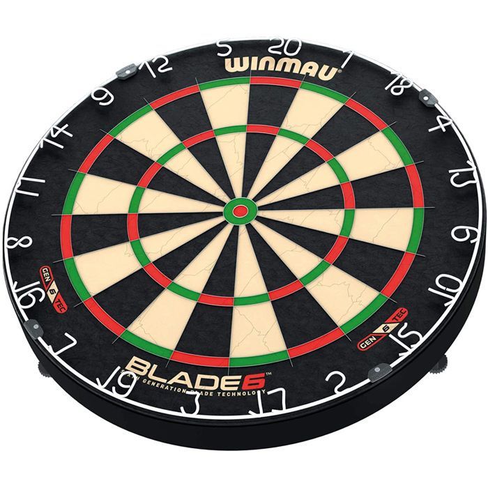 DARTBORD - WINMAU - Blade 6 - Innovatief ontwerp - Geavanceerde technologie - Dichtheidscontrolelijn