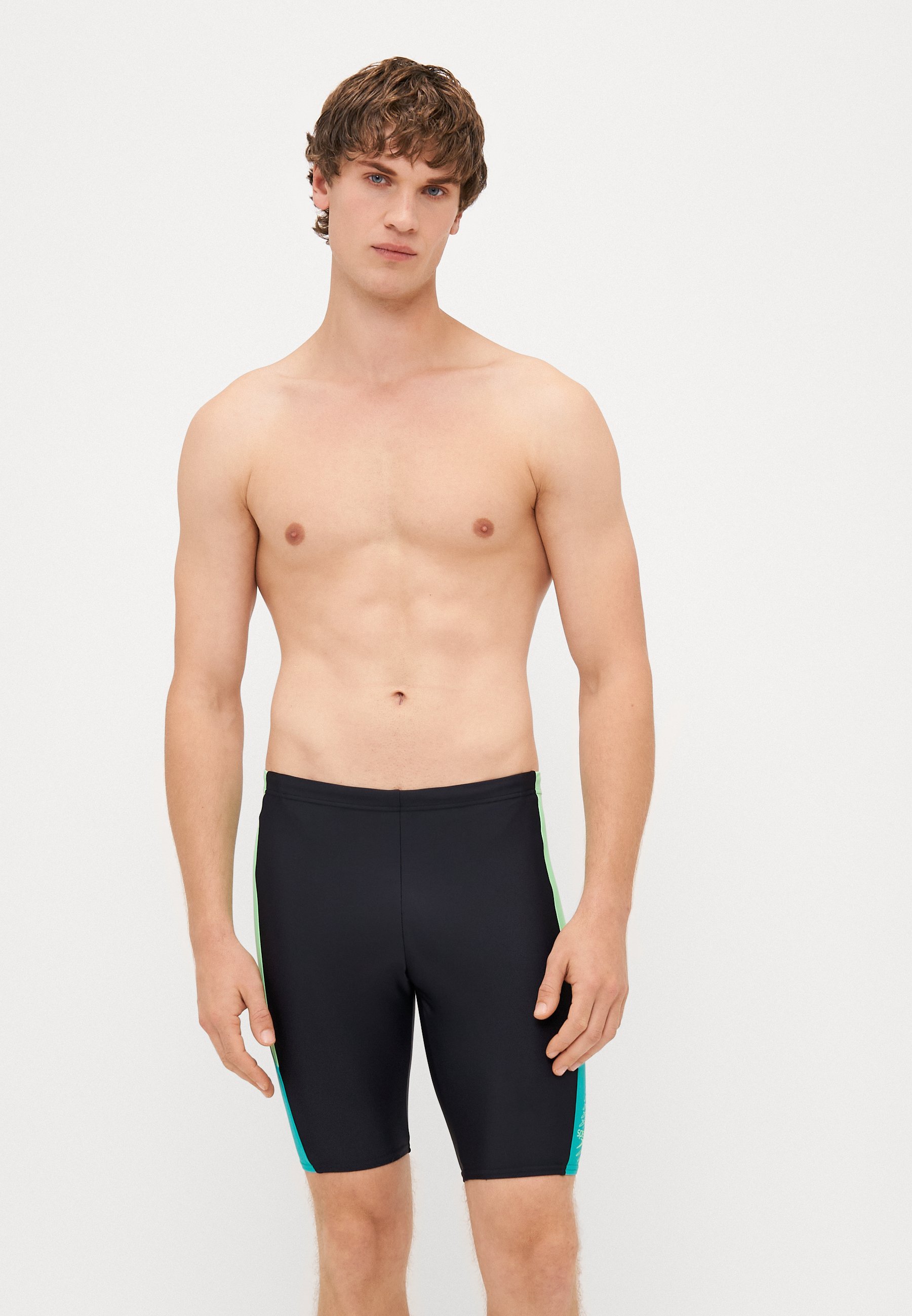 Costume da bagno Speedo da uomo - nero/turchese
