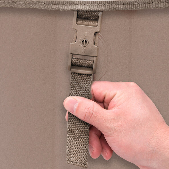 Oppustelig spabad, beige