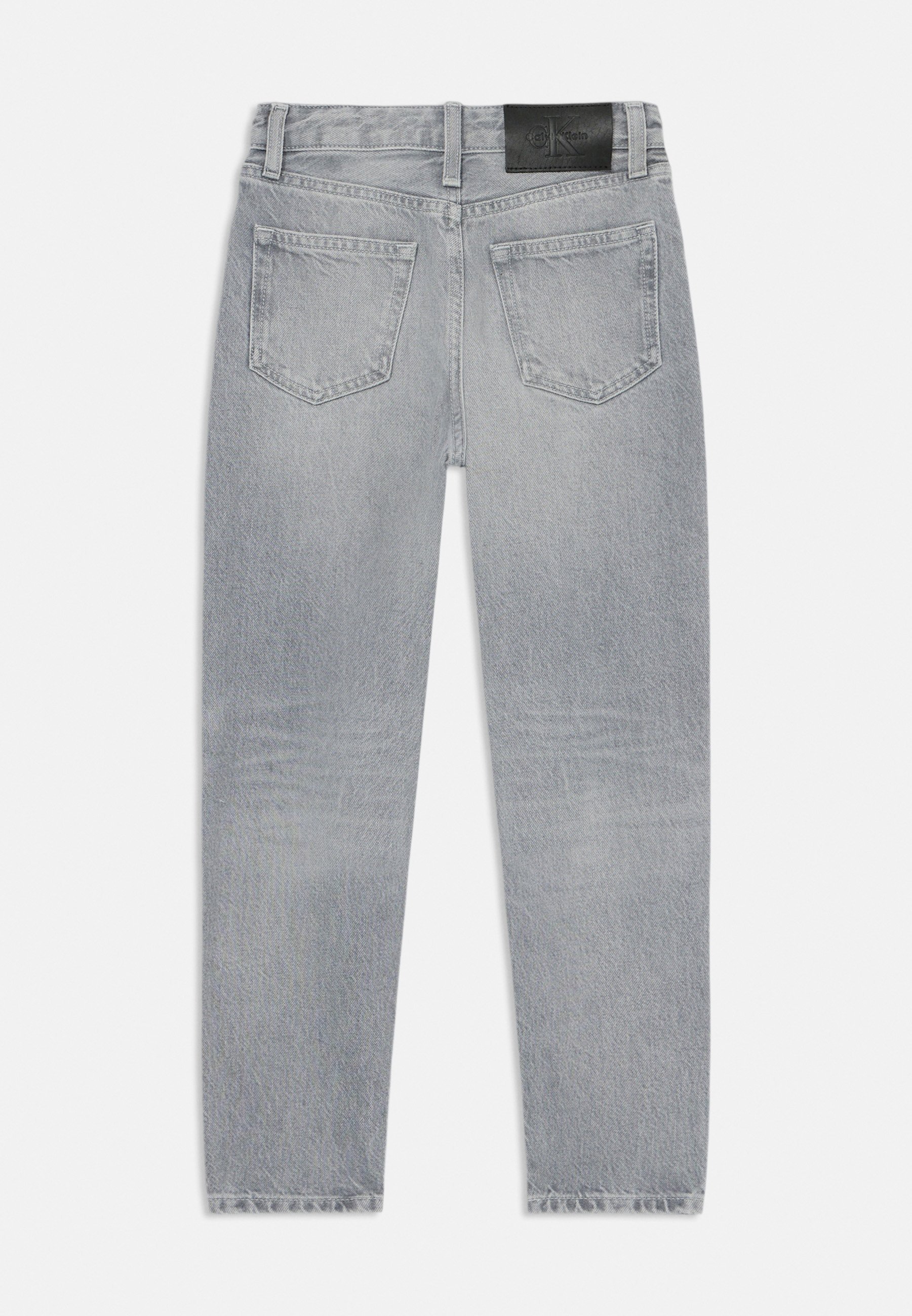 Calvin Klein Jeans BARREL - Rechte pijpen jeans - zoutpepergrijs