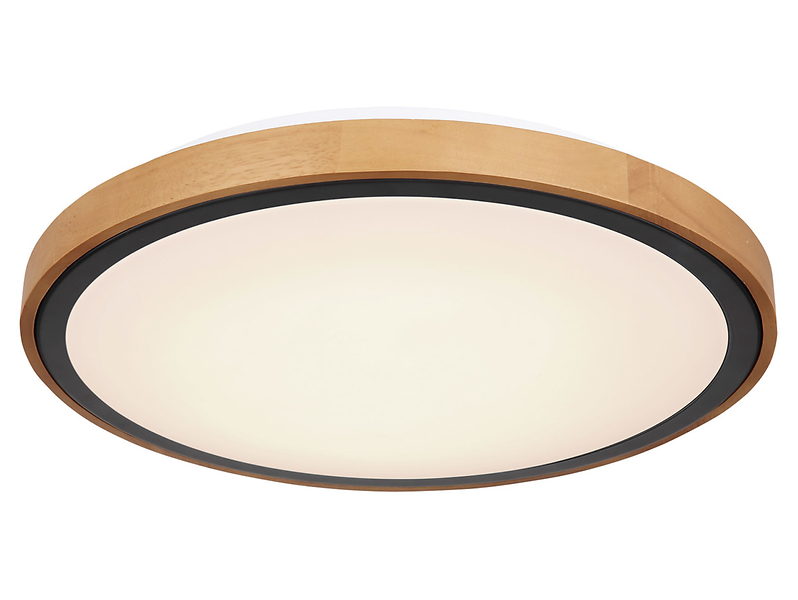 Plafon Bruno LED 43 cm metalowy brązowy