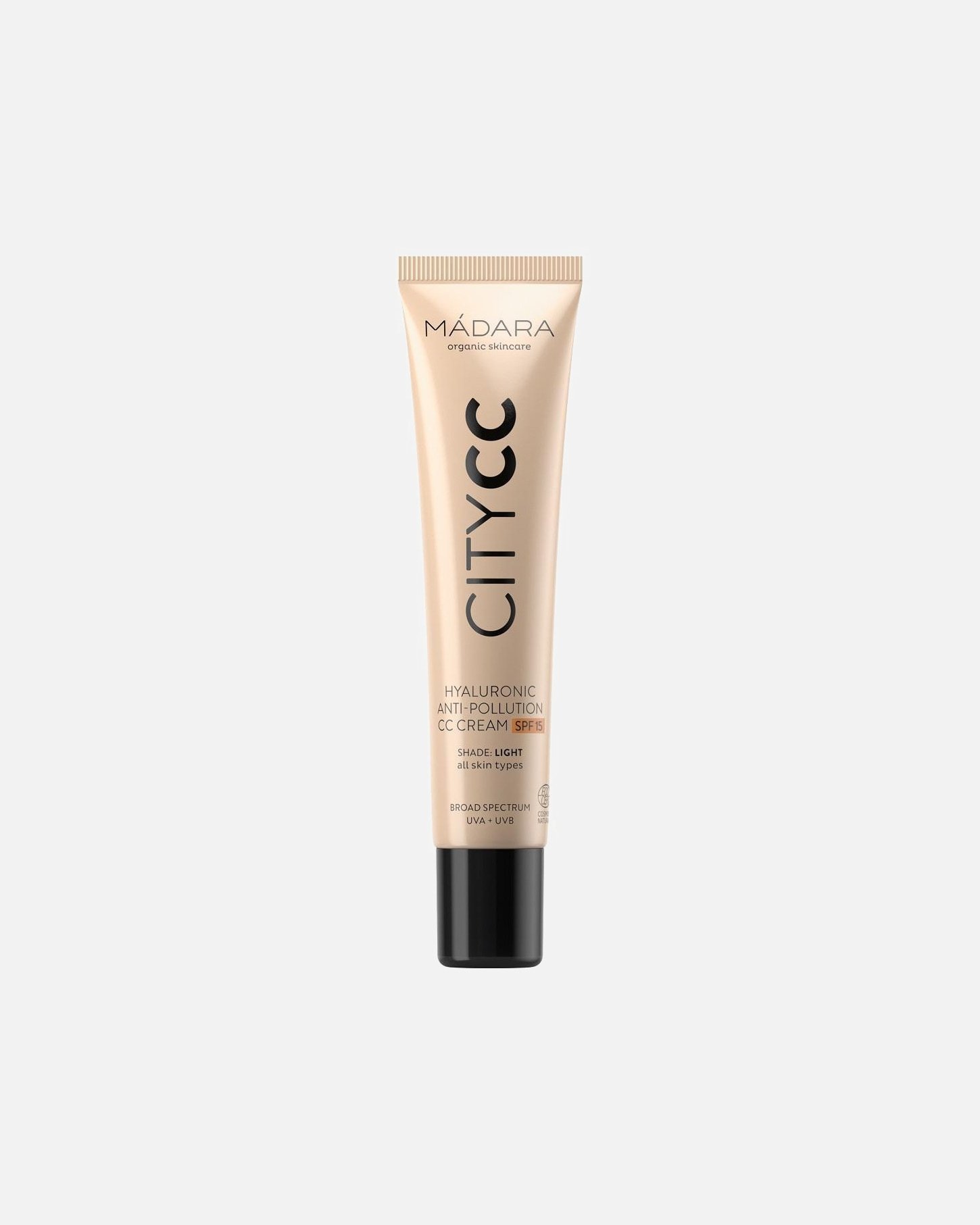 MÁDARA CC City krém CC CITYCC proti znečisteniu s hyalurónovou kyselinou SPF15 - 40 ml