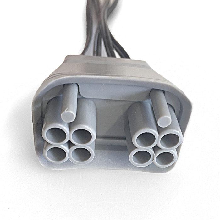  8 anslutningskablar 2 mm för Multisport Pro Precision Sport-electric + 8 elektroder 89x50 mm