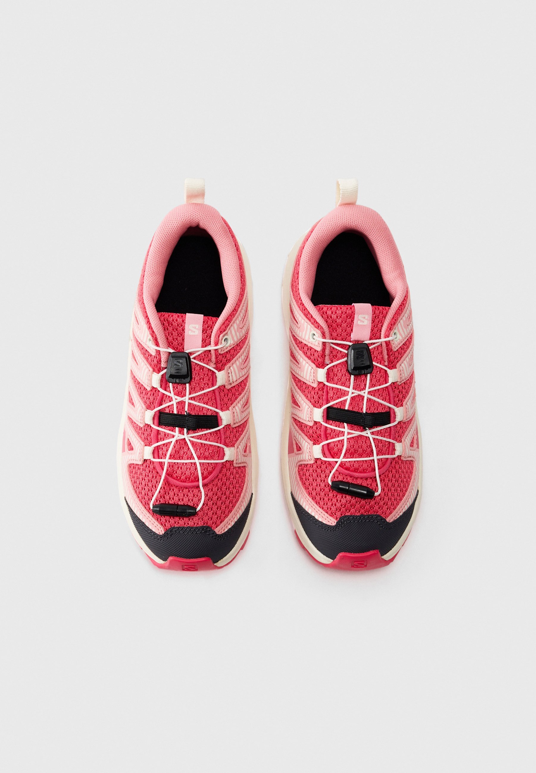 Salomon XA PRO V8 UNISEX - Wandelschoenen - rood/amandelmelk/flamingoroze