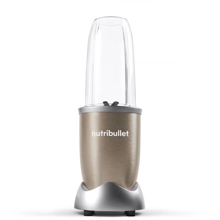 Persoonlijke blender - NUTRIBULLET Pro 900 - NB907CP - 900W - 2 bekers + 2 deksels + ring - Goud