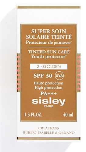 Tónovaný opaľovací krém Super Soin Solaire Visage SPF 30 Ochrana tváre