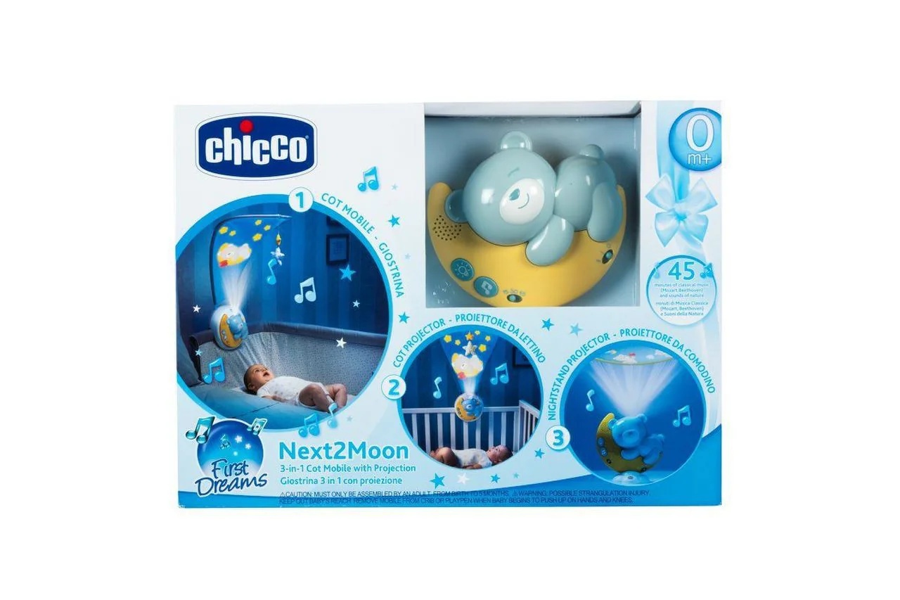 CHICCO Chicco FD Next2Moon Blauw Ontspanningsprojectiespel