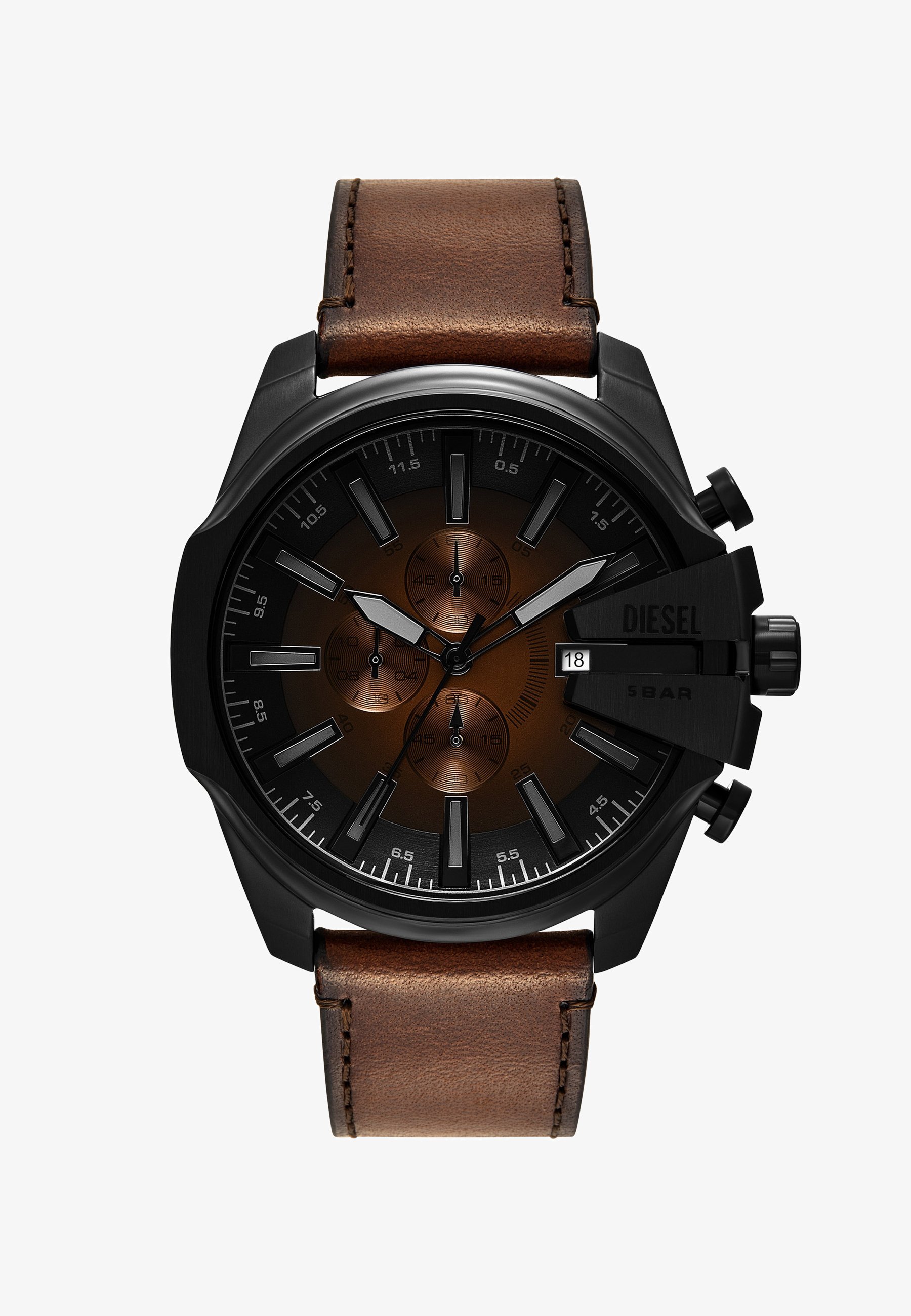 Diesel MEGA CHIEF SLIM - Montre chronographe - noire